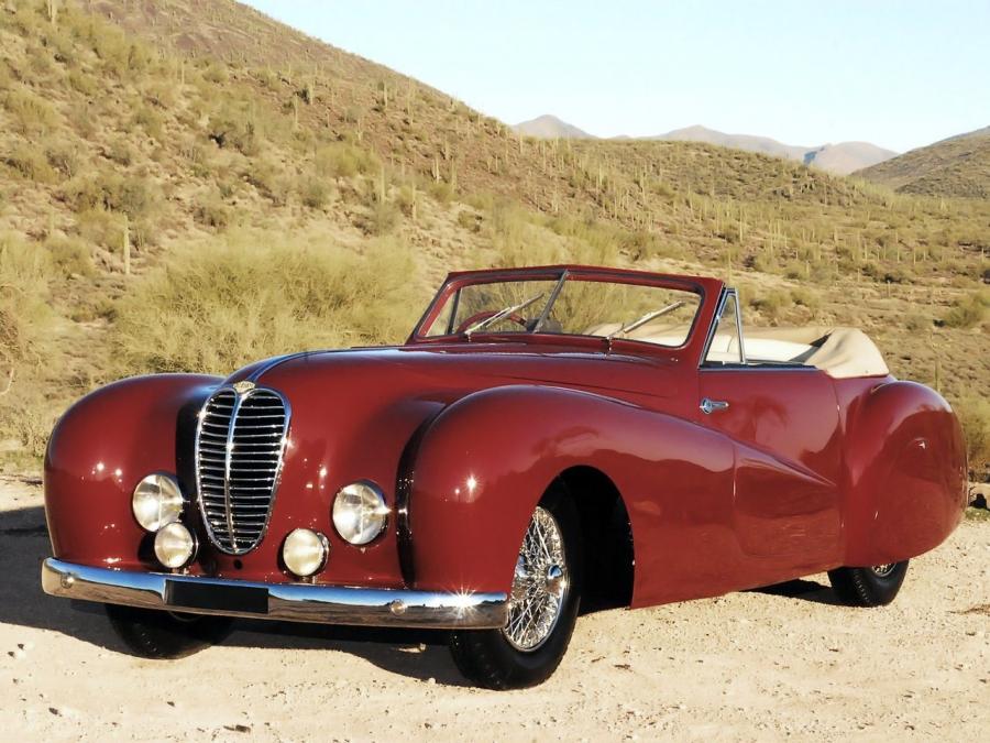  Delahaye 135 M Cabriolet par Pourtout 1948 года  (фото 2 из 9)